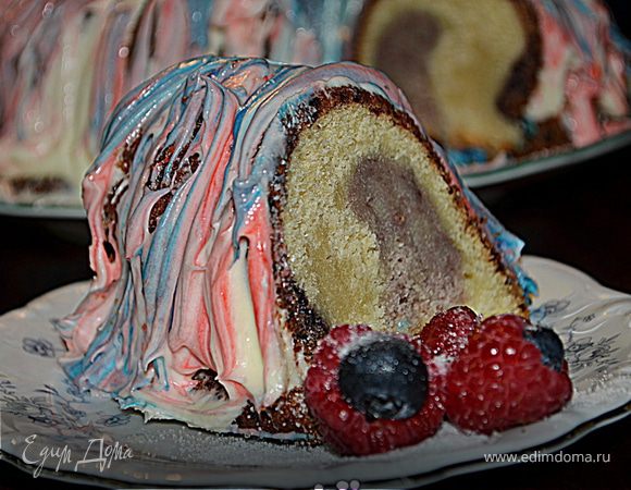 Праздничный фунтовый кекс