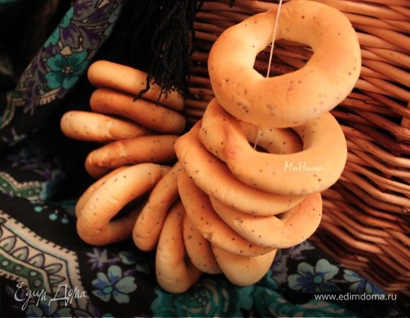 Сушки на сгущенке с маком Сушки на сгущенке с маком