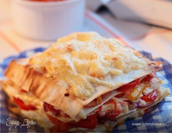 Лаваш со сладким перцем