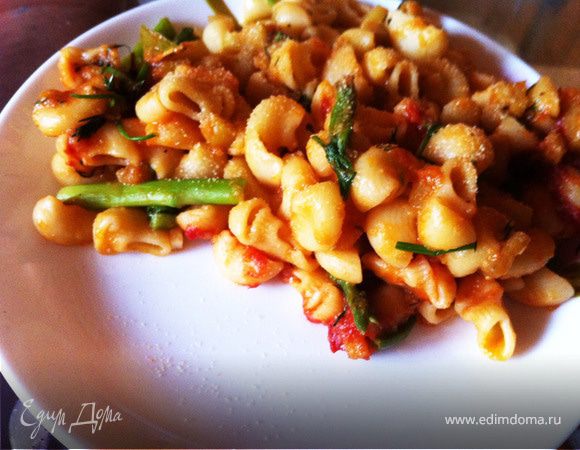 Макароны с овощным соусом Макароны с овощным соусом