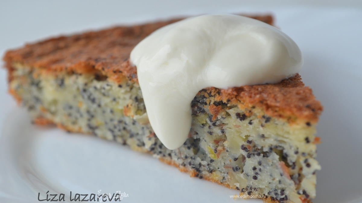 Маковый пирог от Джейми Оливера (Poppy seeds cake)
