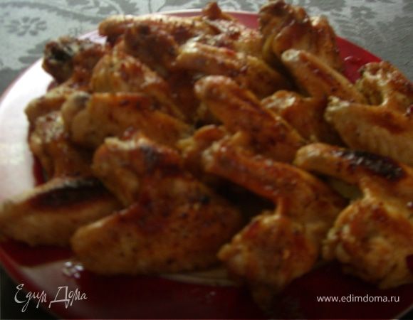 Куриные крылышки в медовом соусе Куриные крылышки в медовом соусе