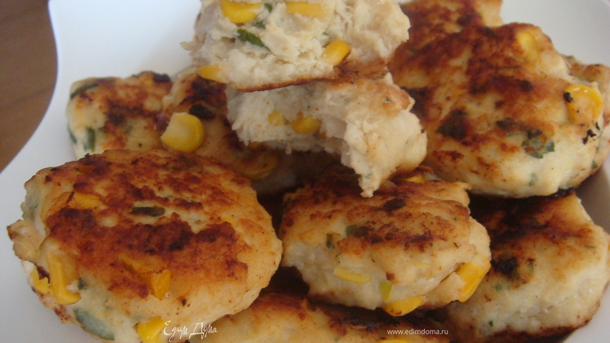 Котлеты с кукурузой