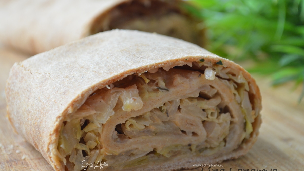 Австрийский штрудель с капустой