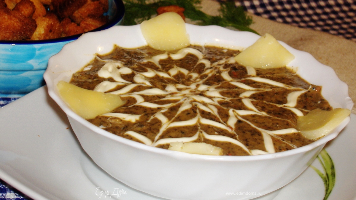 Суп-пюре из грибов