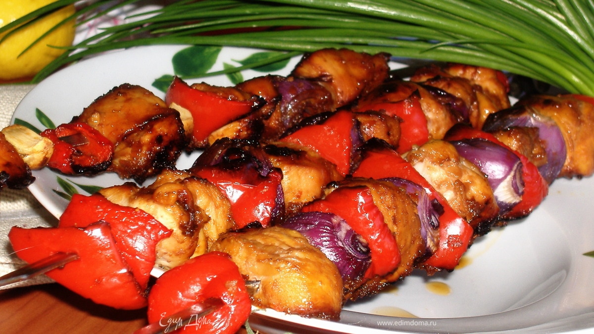 Шашлычок куриный в кисло-сладко-горько-остром маринаде
