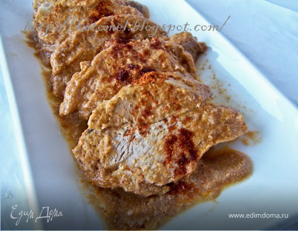 Куриное филе в соусе "Паприка-Орех" Куриное филе в соусе "Паприка-Орех"