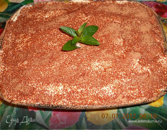 Мятный тирамису