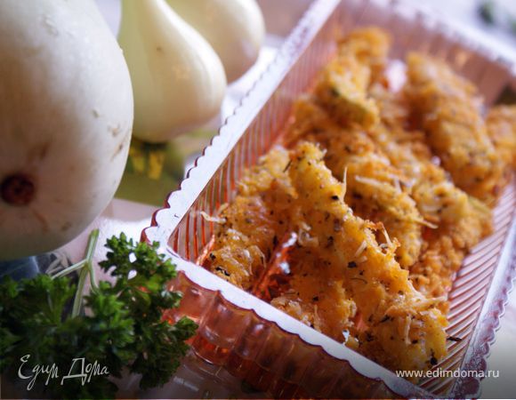Палочки из кабачка (цукини) в сырной панировке