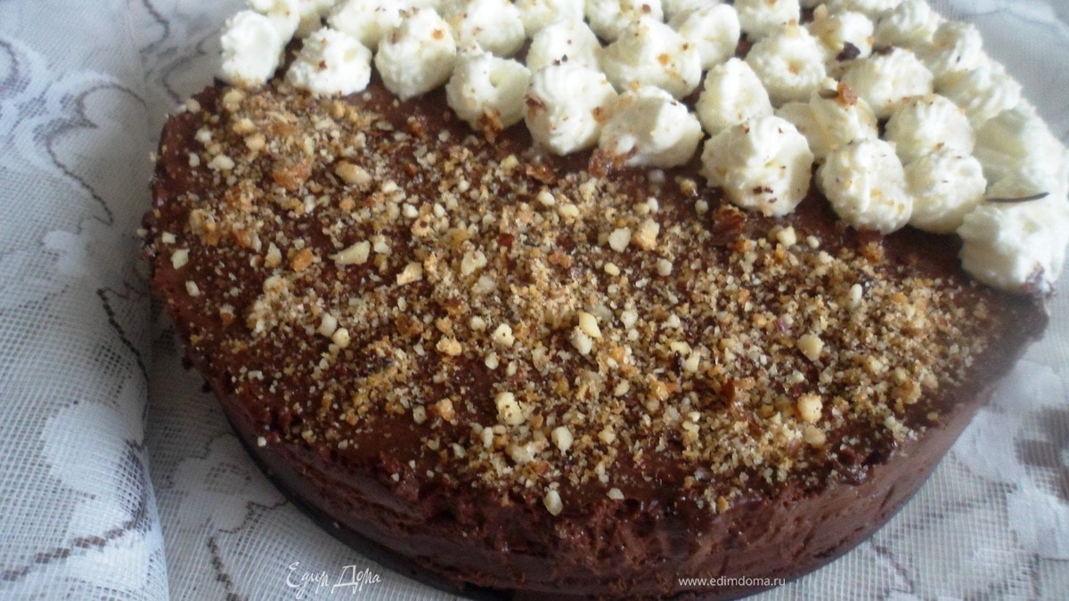 Торт "Шоколад и сливки"