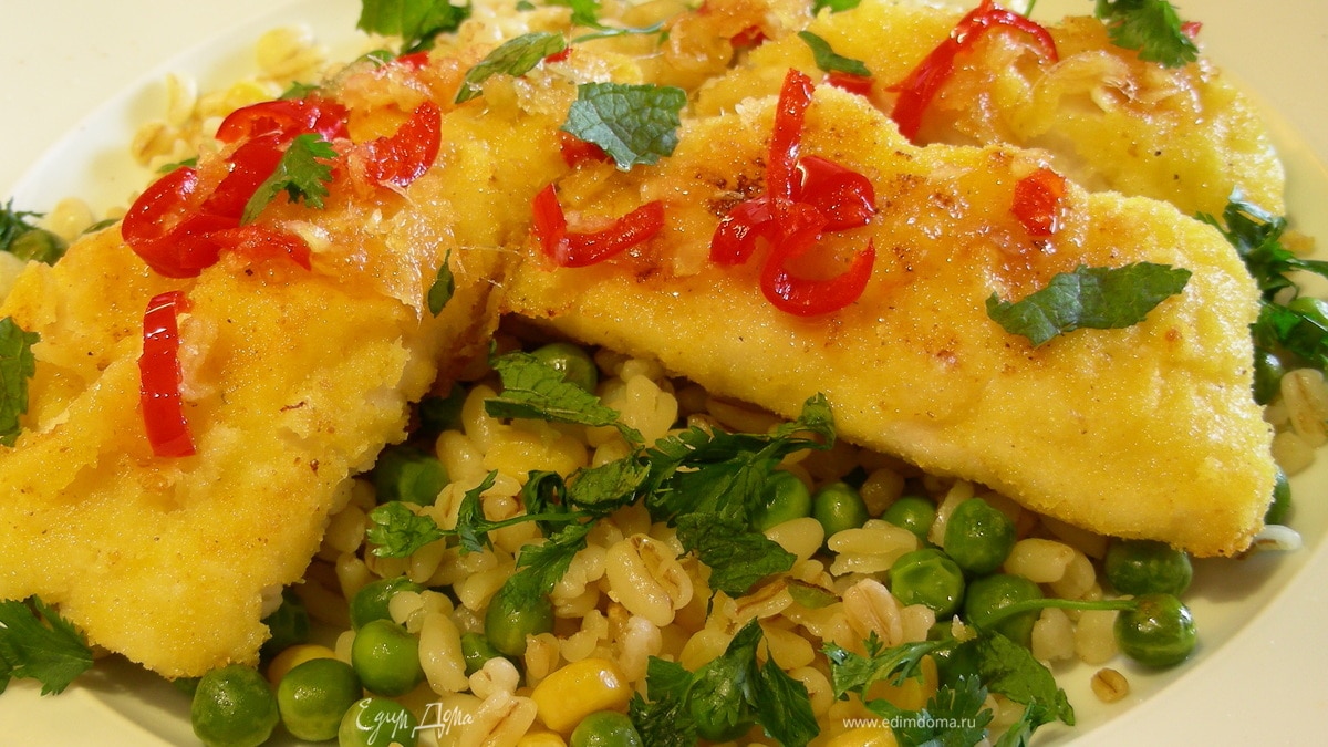 Рыба с имбирной глазурью