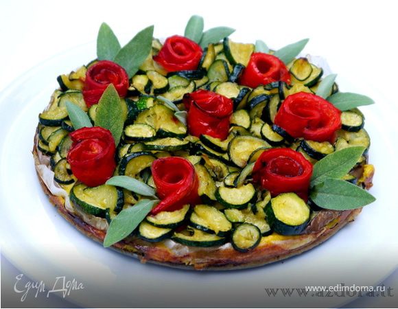 Овощной торт без теста