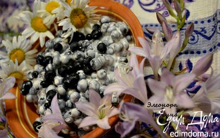 Рецепт Черника со сметаной