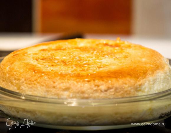 Карамельный творожный пудинг (заварной)
