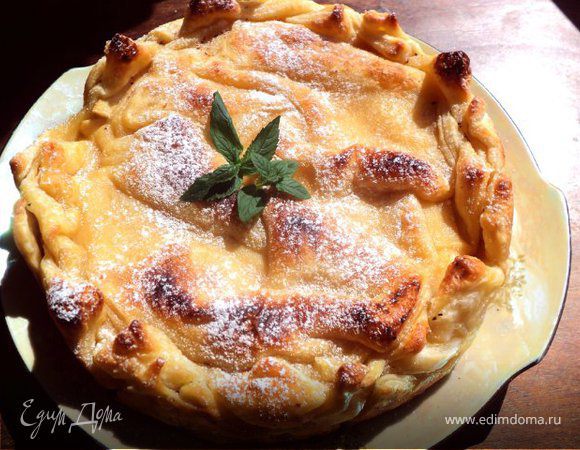 Пирог «Яблоки в коньяке»