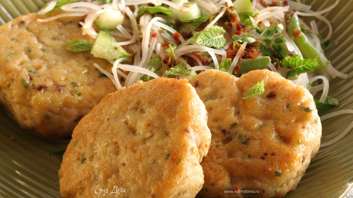Рыбные биточки по-тайски