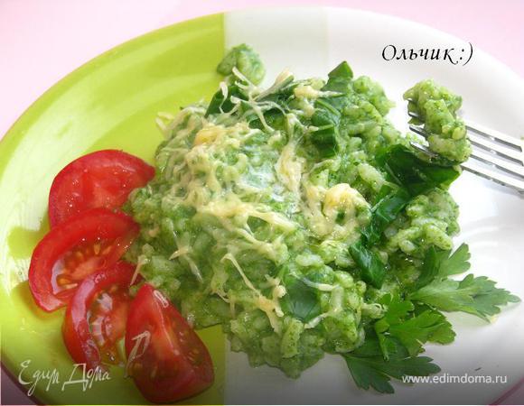 Ризотто с мангольдом и сыром Ризотто с мангольдом и сыром