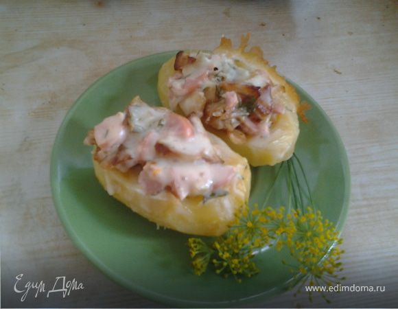 Фаршированный картофель (просто и вкусно)