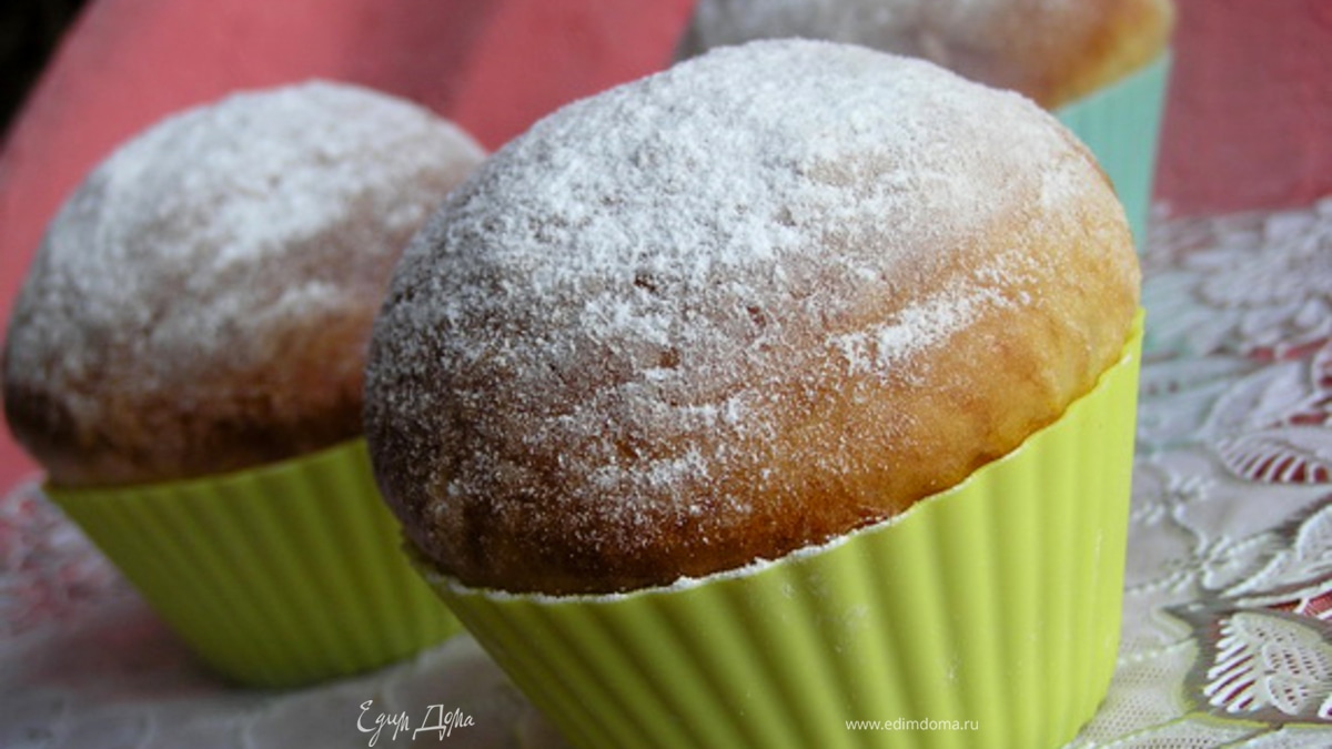 Творожные булочки с авокадо и яблоком