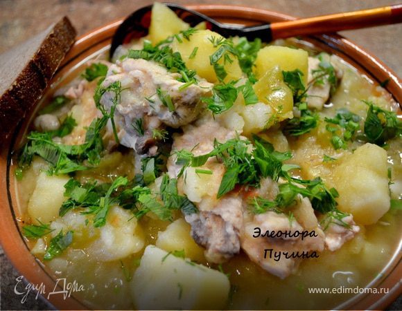 Тушеная картошка с курицей Тушеная картошка с курицей
