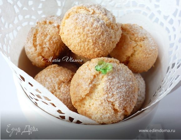 Кокосовые тучки с миндалем и белым шоколадом для очаровательной Наташи (Biondina)