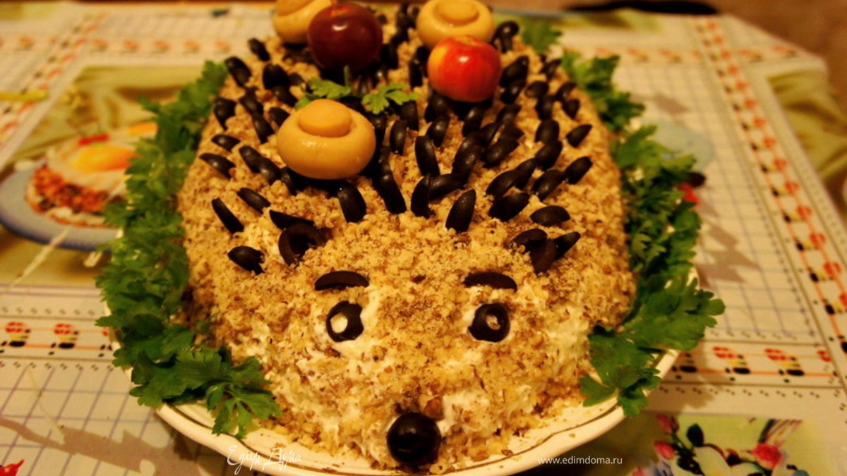 Салат "Ёжик"