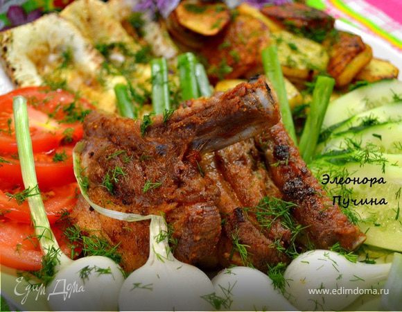 Свиные ребрышки с картошкой Свиные ребрышки с картошкой