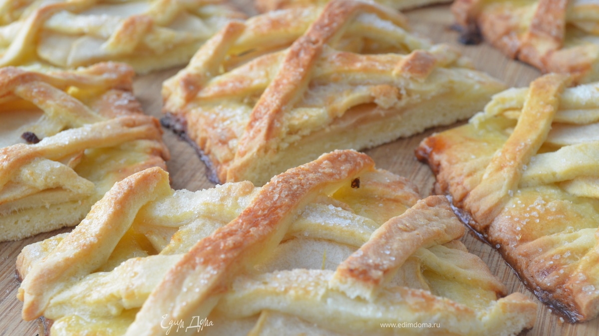 Песочное яблочное печенье "За решеткой..."