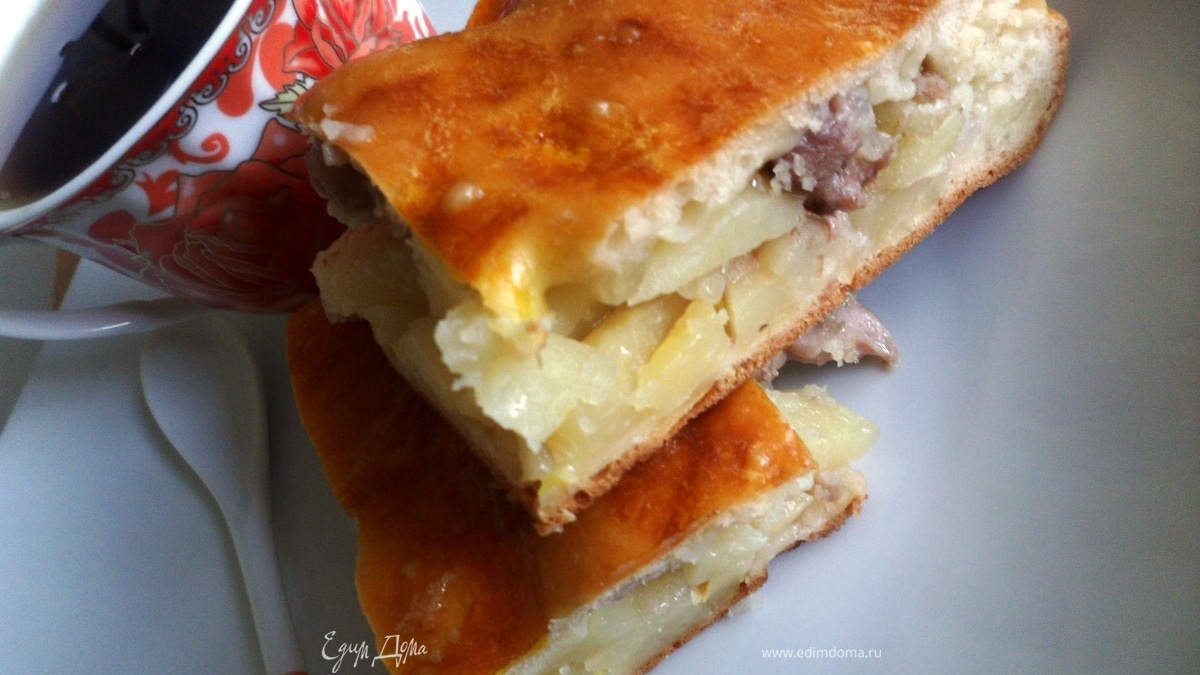 Пирог с картофелем и мясом: семейный рецепт