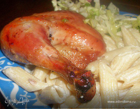 Цыпленок, фаршированный апельсинами Цыпленок, фаршированный апельсинами