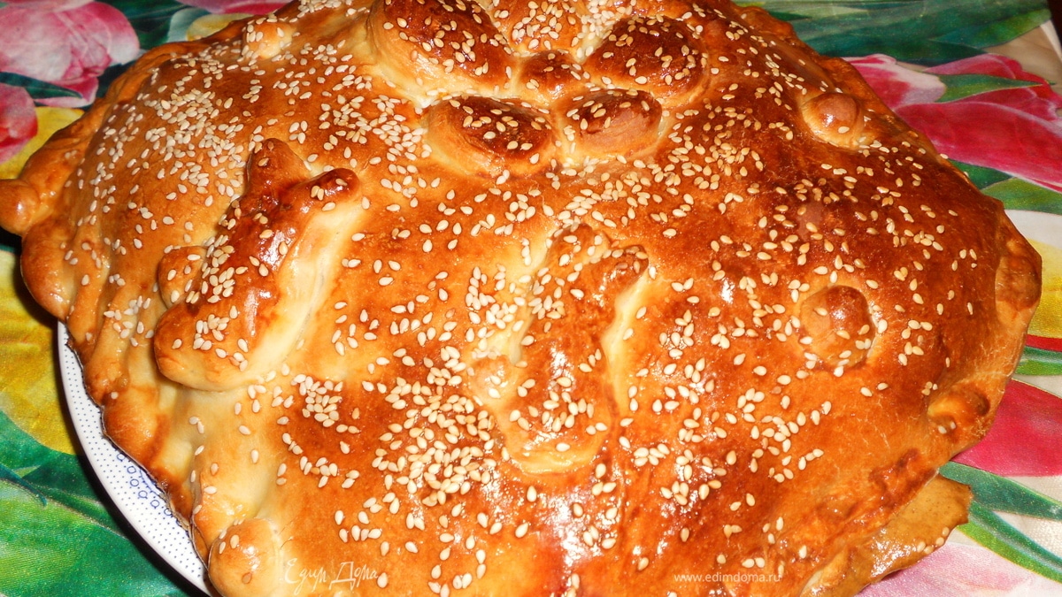 Мясная кулебяка