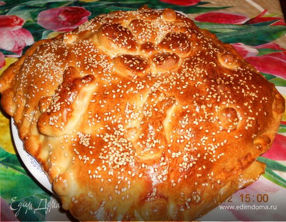 Мясная кулебяка