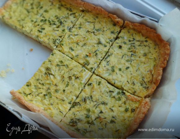 Летний пирог с кабачками Летний пирог с кабачками