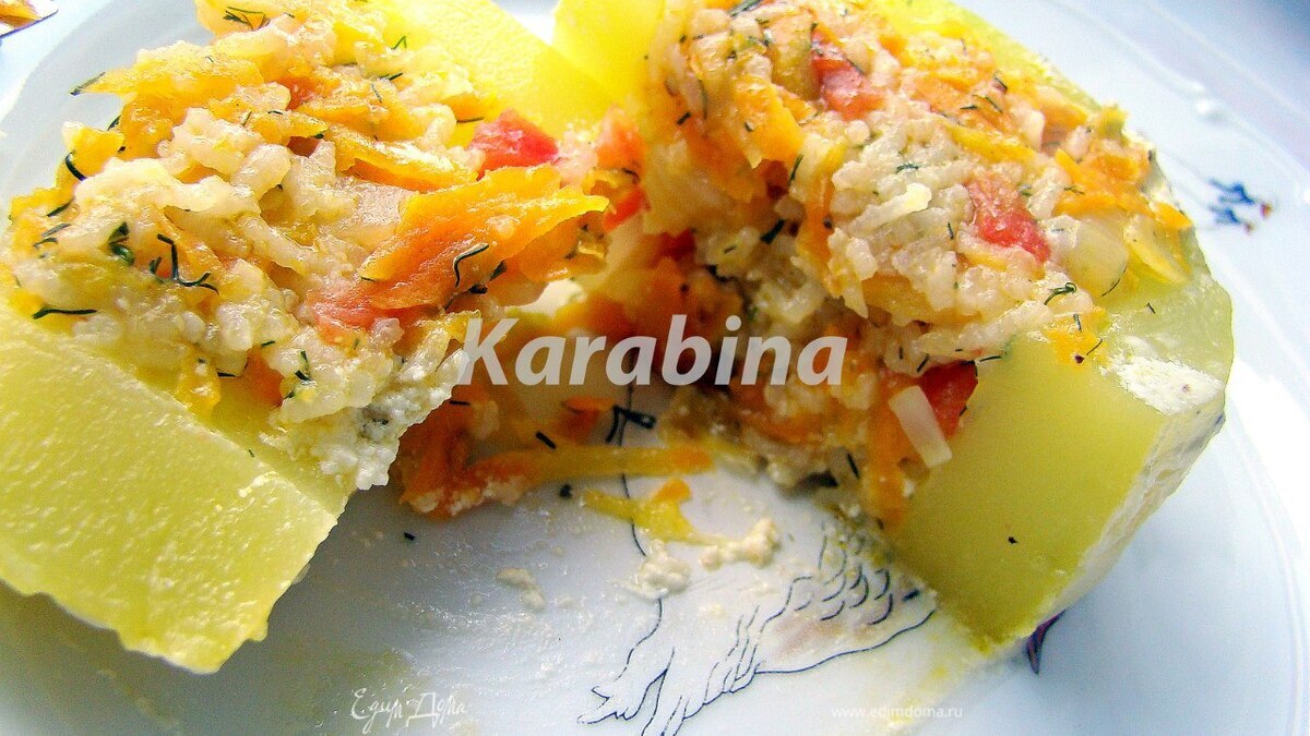 Фаршированный цукини