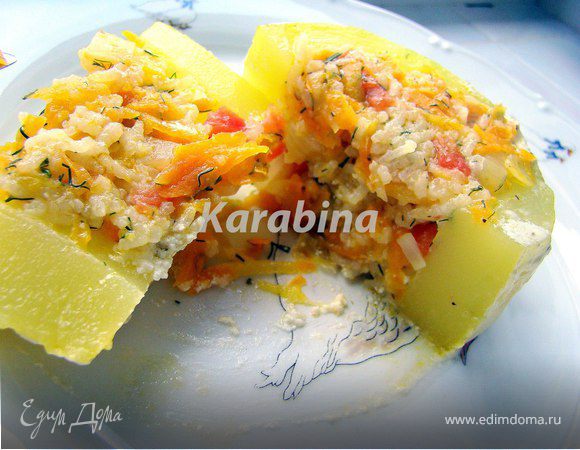 Фаршированный цукини Фаршированный цукини