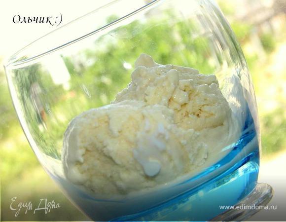 Грушевое мороженое с апельсиновым флером