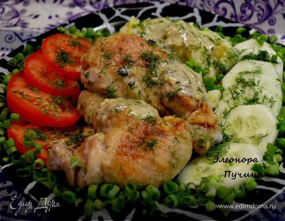 Окорочка с сыром