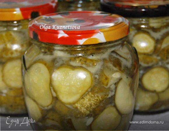 Огурцы с горчицей