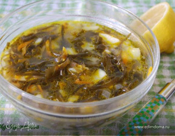 Суп с морской капустой 
