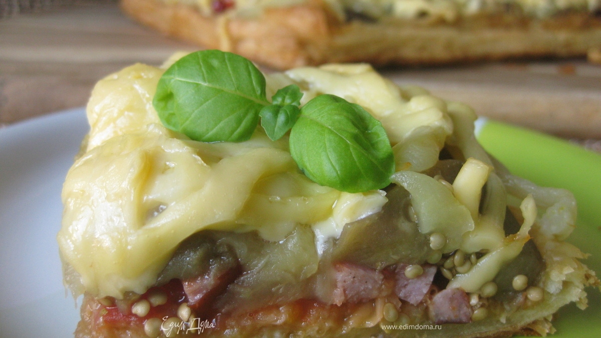 Овощной пирог "А-ля пицца"