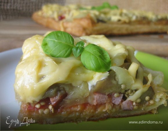 Овощной пирог "А-ля пицца"