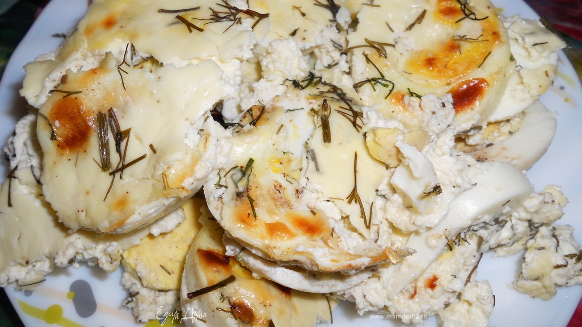 Яйца в сметане