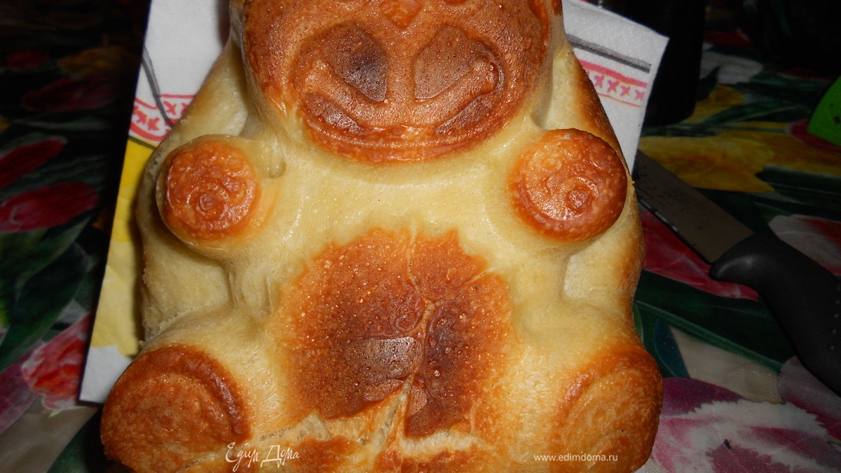 Хлебушек "Пышный мишка"