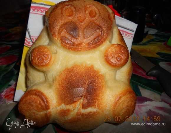 Хлебушек "Пышный мишка" Хлебушек "Пышный мишка"