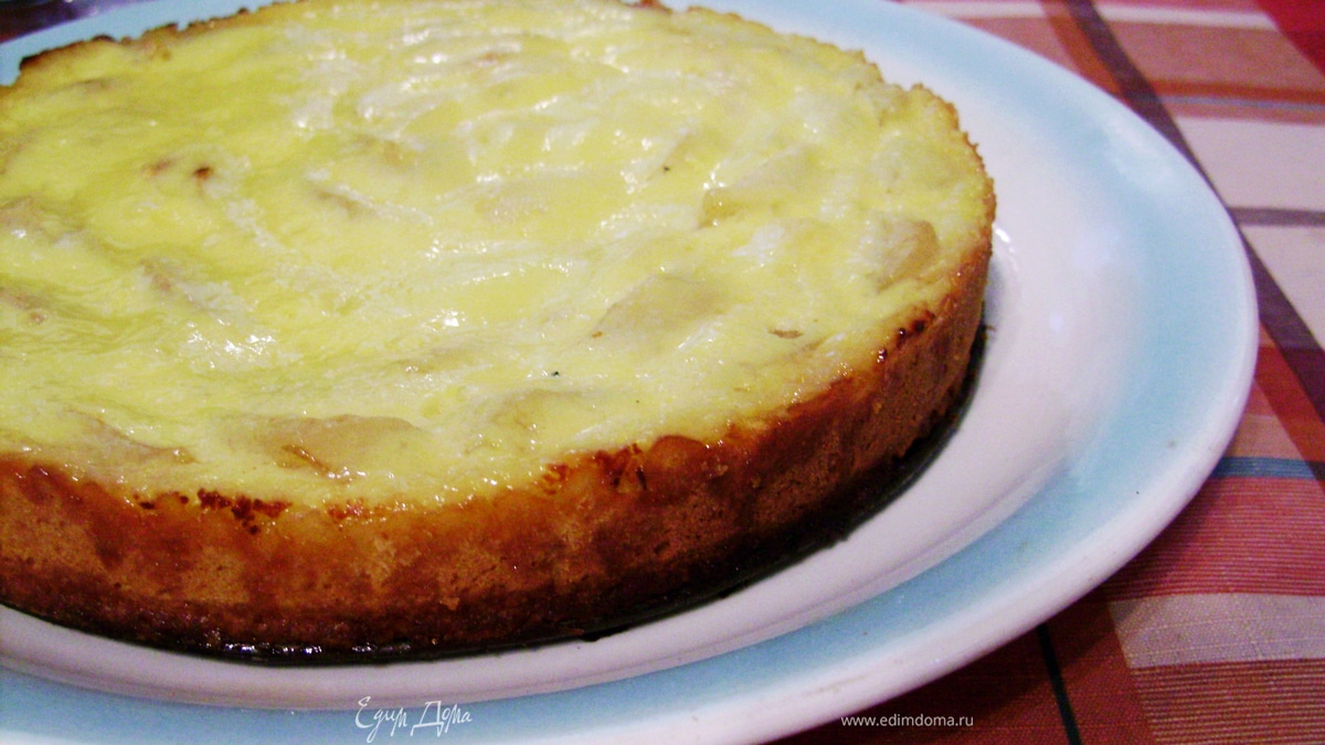 Грушевый тарт с нежным кремом