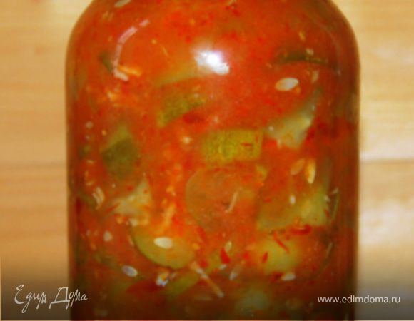 Салат с огурцами