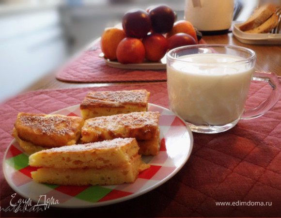 Творожно-яблочная коврижка Творожно-яблочная коврижка