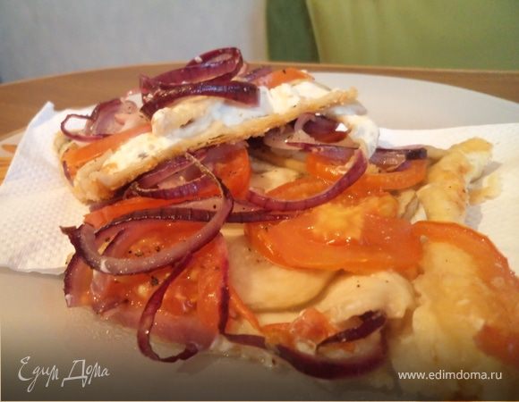 Сезонный пирог с баклажанами 