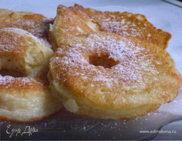 Яблочные оладьи с корицей Яблочные оладьи с корицей