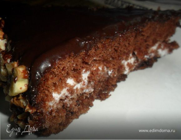 Бисквитный шоколадный торт Бисквитный шоколадный торт